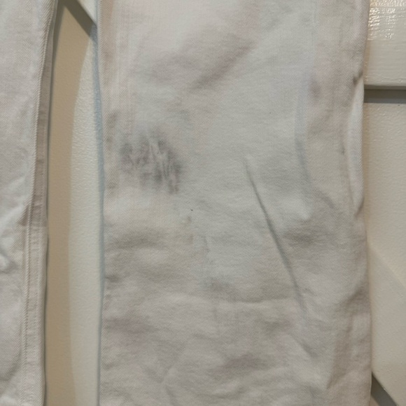 Rag & Bone Nina High Rise Skinny Ankle Flare Denim Jeans White Sz 33 - Picture 8 of 13